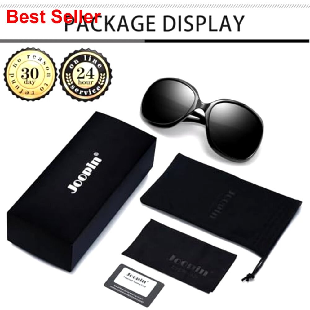 Oversized Polarized Sunglasses UV Protective Large Frame Driving - Picture 6 of 7
